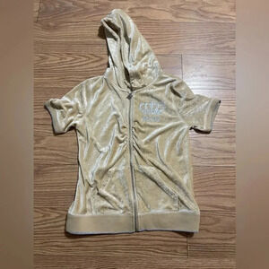 y2k BCBG MaxAzria Velour Hoodie Youth Large